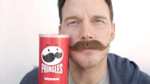 Chris Pratt Sports Surprising Mustache in New Pringles Super Bowl Commercial