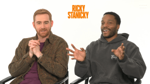 Ricky Stanicky Stars Andrew Santino and Jermaine Fowler Reveal the Scene That Made Them Crack Up