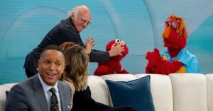 Larry David Assaults Elmo on Live TV