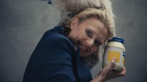 Kate McKinnon Eats a Spoonful of Mayo in Hellmann’s Super Bowl Commercial