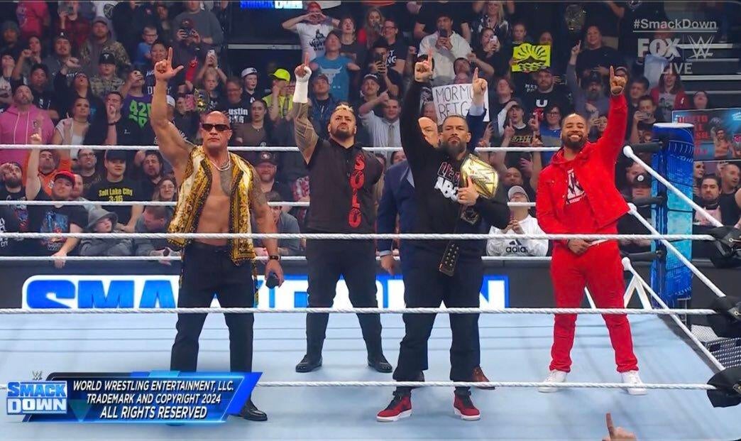 The Rock Officially Joins The Bloodline on WWE SmackDown - ComicBook.com