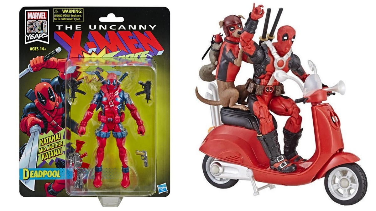 Marvel Legends shops Deadpool Corps 6” Figure w/ Scooter Squirrelpool Dogpool 80 Years