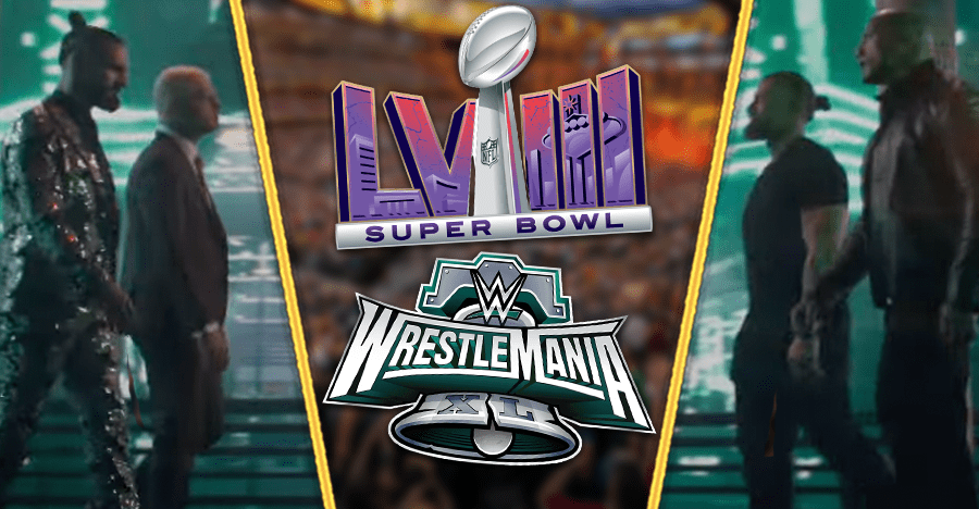 WRESTLEMANIA-40-WWE-TEASER-TRAILER-SUPER-BOWL-THE-ROCK-ROMAN-REIGNS-SETH-ROLLINS-CODY-RHODES