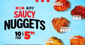 KFC Just Dropped Saucy Chicken Nuggets