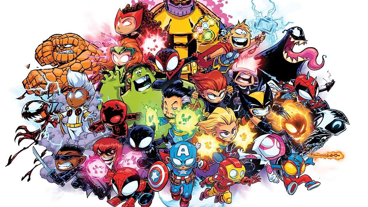 The MARVEL Art of Skottie Young　HC版 Marvel Celebrates a Decade of Skottie Young Variants With Even