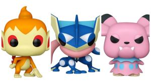 Pokemon Funko Pops Add Chimchar, Greninja, and Snubbull