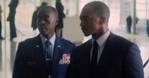 Falcon and the Winter Soldier Deleted Scene Shows Sam and Rhodey Finally Bury the Hatchet