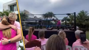 WWE’s Logan Paul and Fiancée Nina Agdal Throw Wrestling Themed Gender Reveal Party