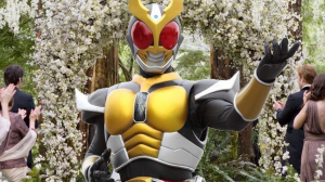 Kamen Rider Couple Goes Viral Over Their Tokusatsu Wedding