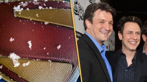 Superman: Nathan Fillion Vandalizes DC Set With James Gunn-Themed Stickers