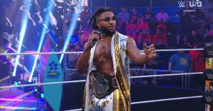 WWE’s Trick Williams Hilariously Kicks Off Whoop That Era at NXT Spring Breakin’