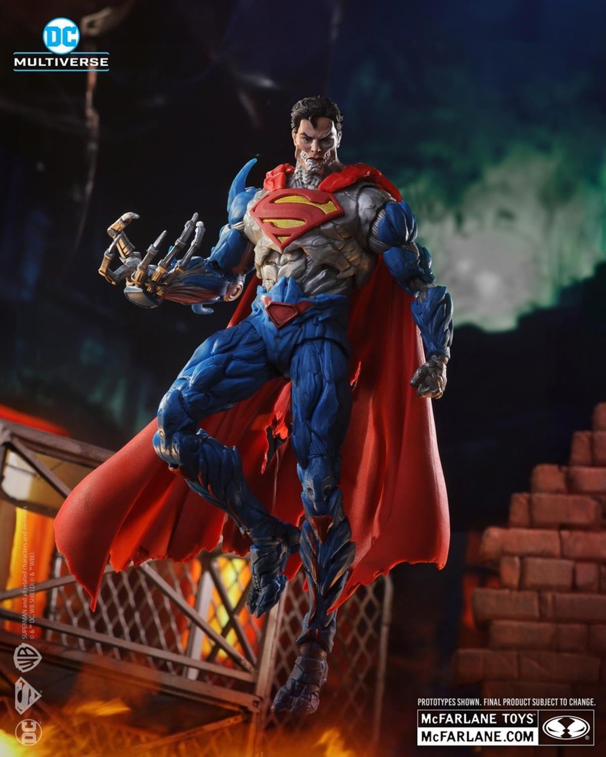 McFarlane Toys DC Multiverse Cyborg Superman Figure Is On Sale Now ...
