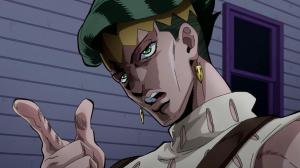 JoJo’s Bizarre Adventure Cosplay Speaks With Kishibe Rohan