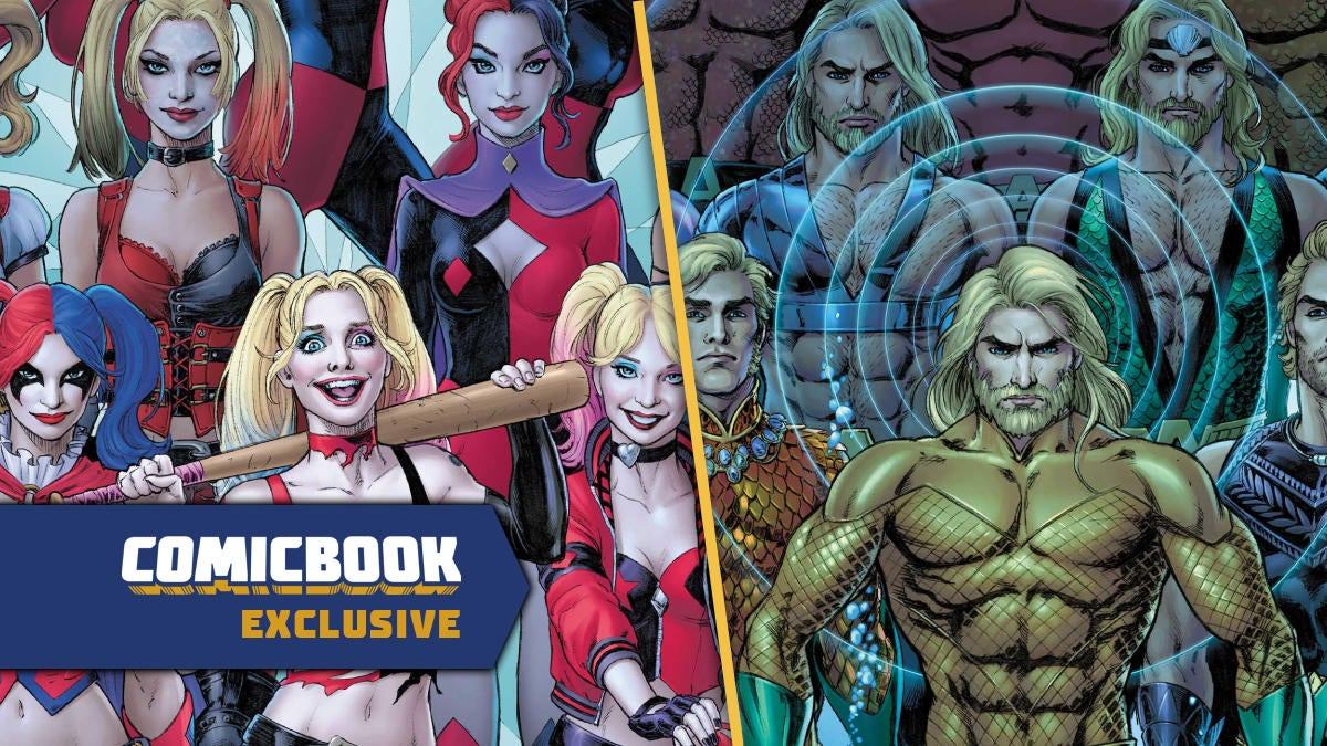 Harley Quinn and Aquaman Join DC's Nicola Scott Variant Cover Series  (Exclusive) - ComicBook.com, image size:1200x675