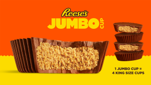 Reese’s Announces New Jumbo Cup Equivalent to 4 King Size Peanut Butter Cups