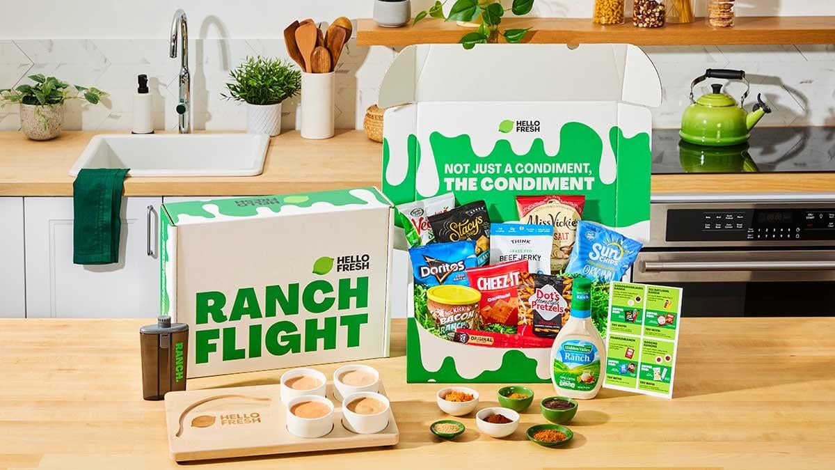 HelloFresh and Hidden Valley Ranch Launch Ranch Tasting Kit Experience ...