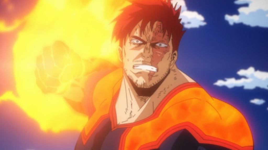 Endeavor in My Hero Academia Season 7 Episode 10