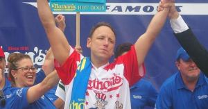 Joey Chestnut Banned From Competing in Annual Hot Dog Eating Contest