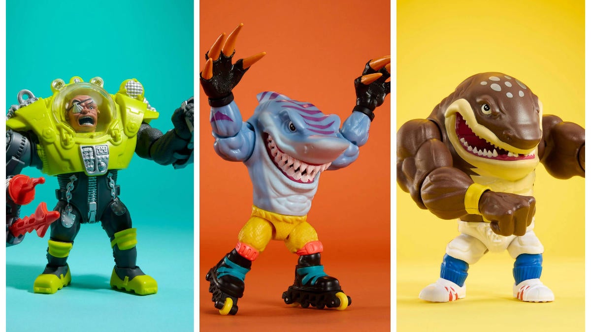 Street Sharks Streex Big Slammu Dr. Piranoid Figures Are On Sale Now ComicBook