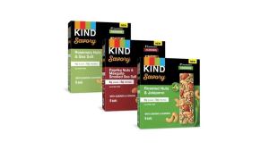 Kind Debuts New Savory Bars, Flavors