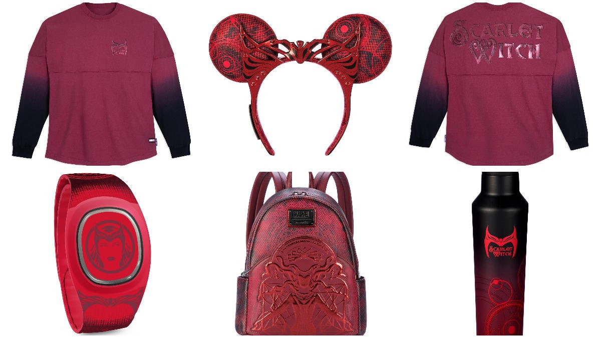 Loungefly Disney Marvel Scarlet deals Witch Mini Backpack & Ears/Headband