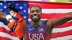 Paris Olympics Channels Son Goku With Team USA Star Noah Lyles