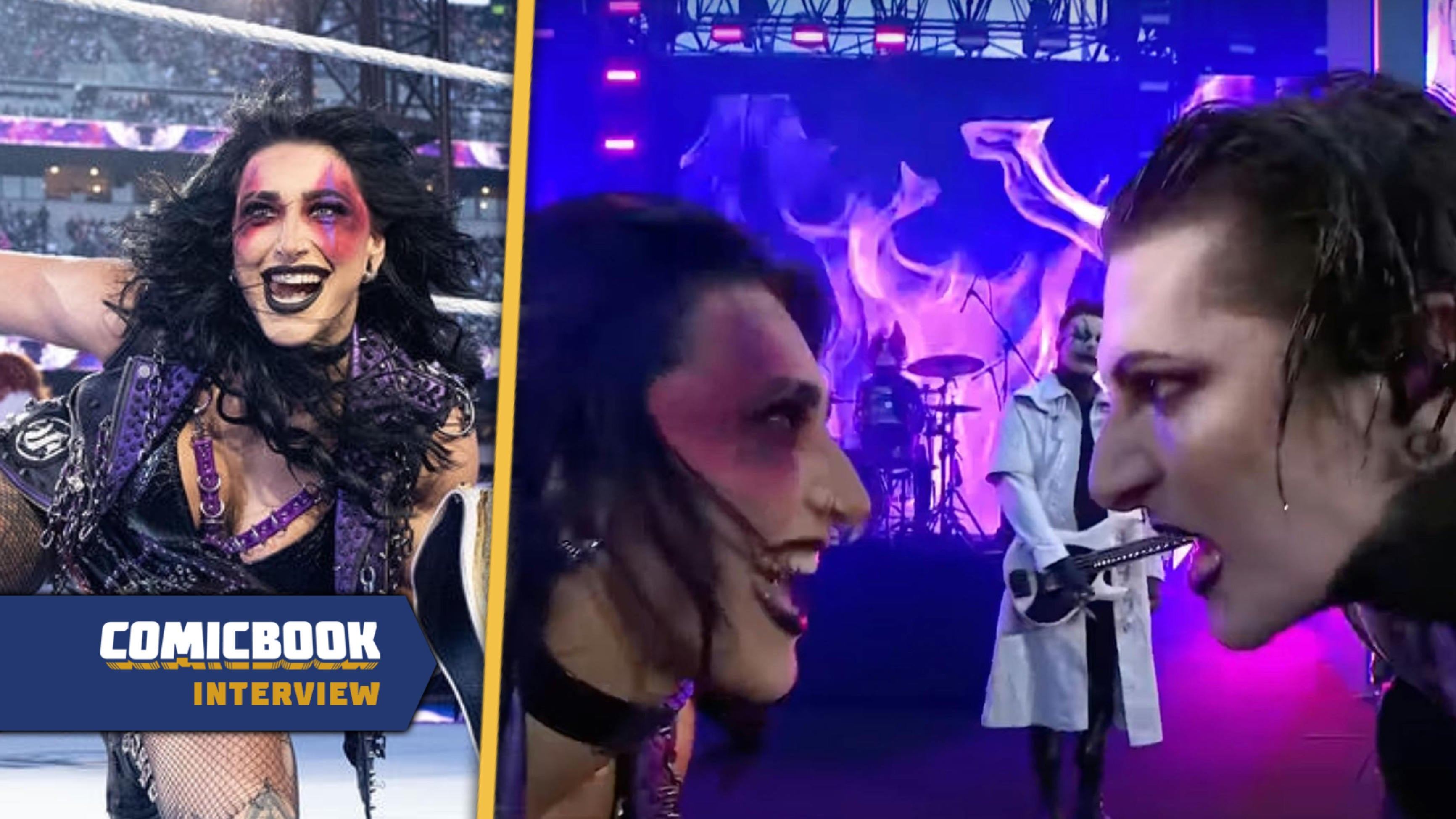 Ruby Riott Rhea Ripley Rhea Ripley Reveals How Motionless in White Performing at WrestleMania ...
