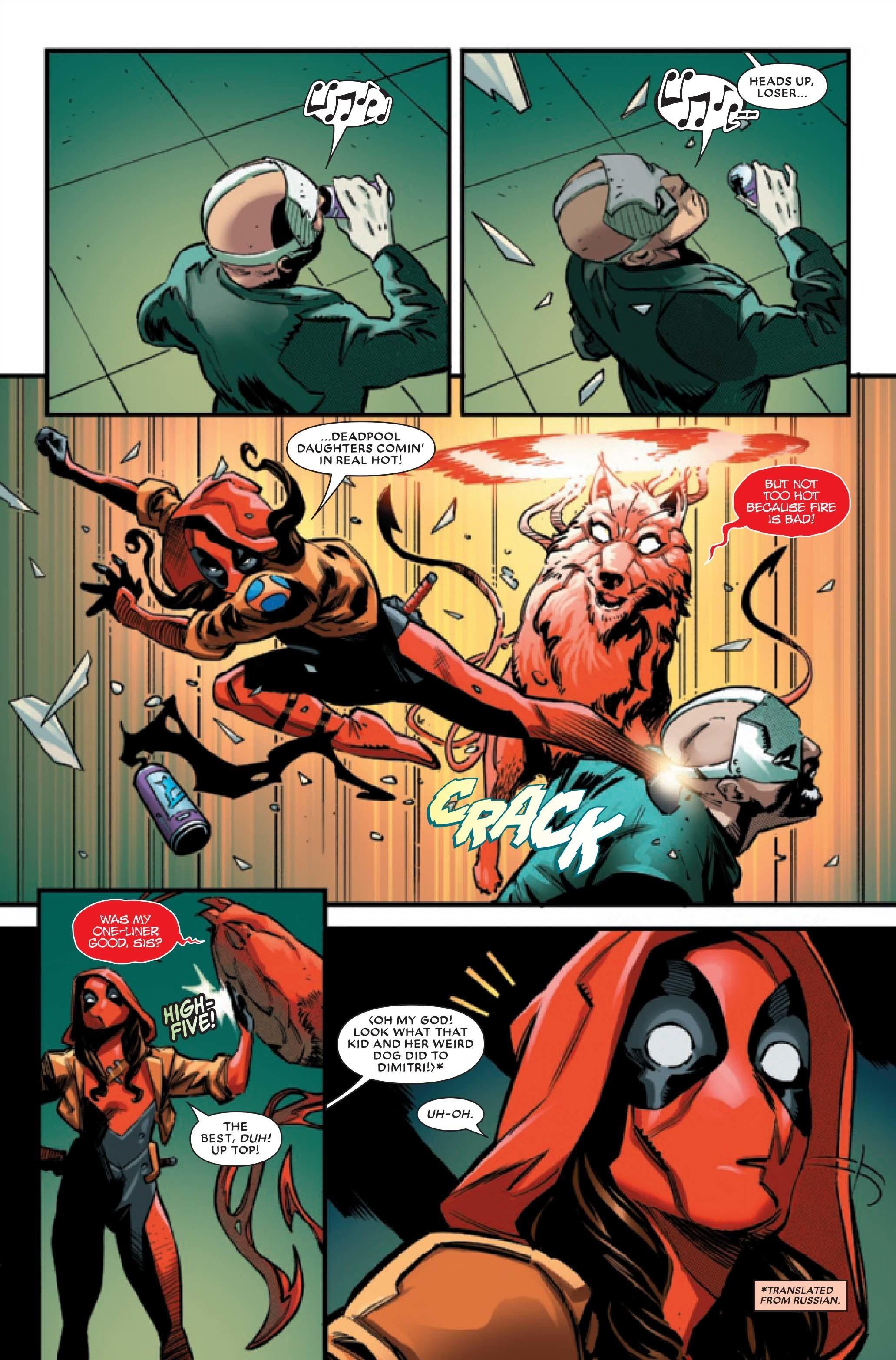 Deadpool's Daughters Carry on the Family Business Before His Untimely ...