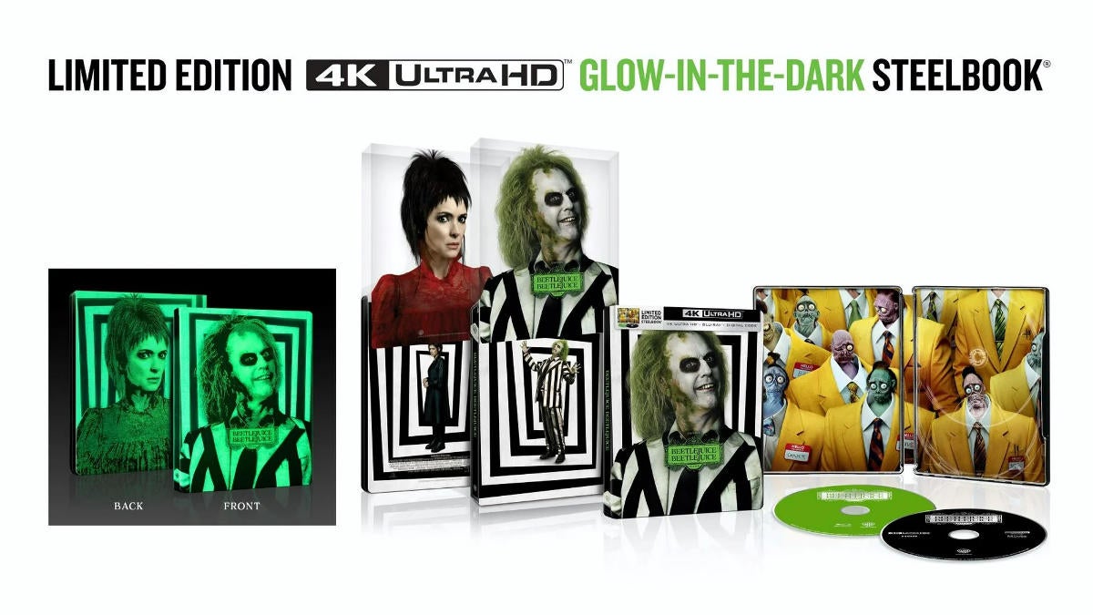 Beetlejuice Beetlejuice 4K Blu-ray Pre-Orders Include A Glow-In-The ...