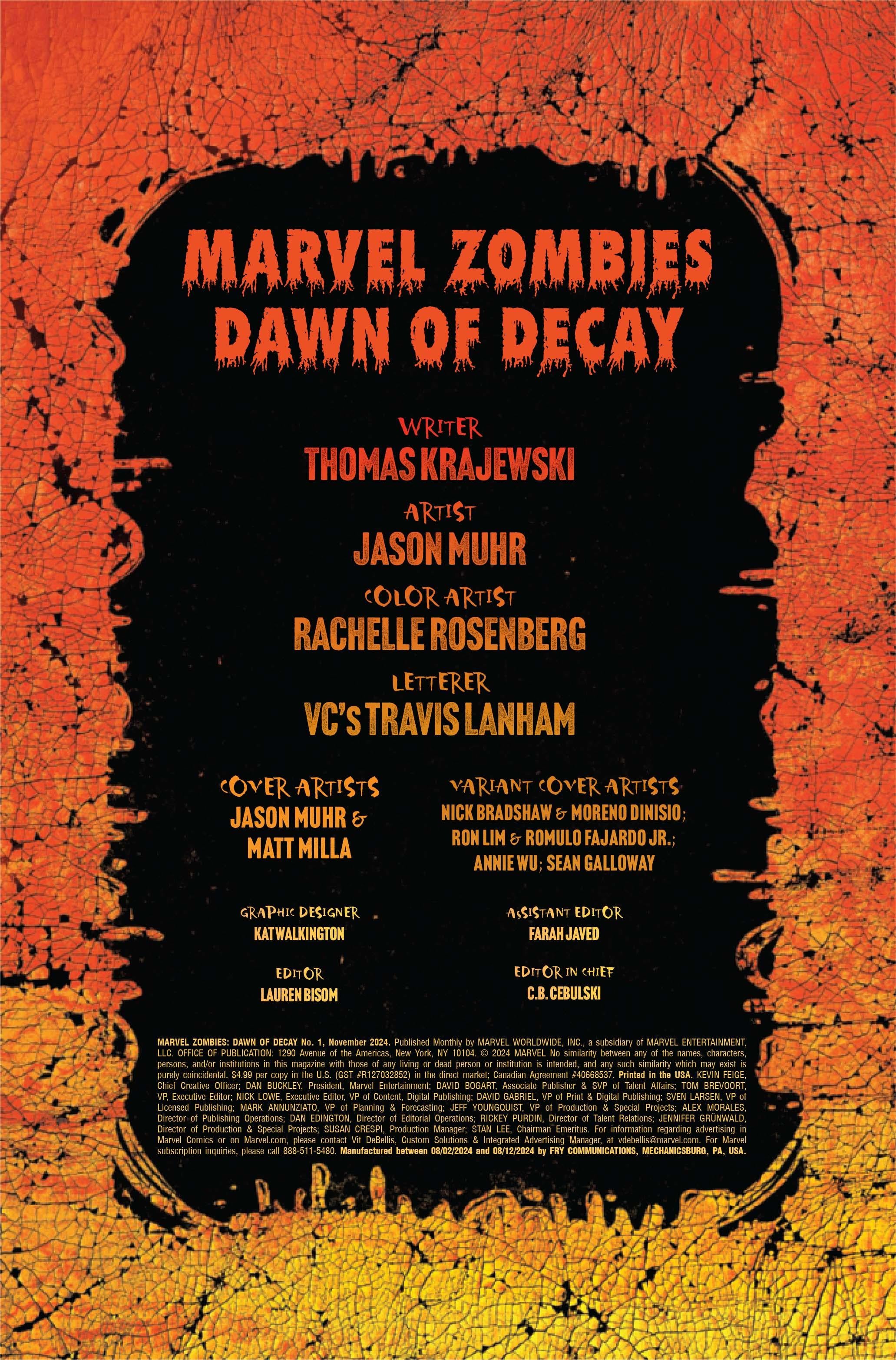 Marvel Zombies: Dawn of Decay Preview Released - ComicBook.com