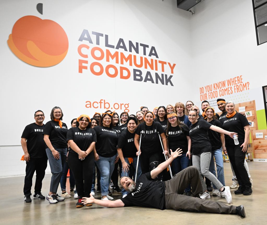 BoxLunch Giving Ambassador David Harbour Volunteers at the Atlanta Community Food Bank to support Feeding America – 13 Sep 2024