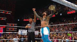 Monday Night Raw: Jey Uso Pulls Out Shocking Victory To Win First Ever WWE Singles Title