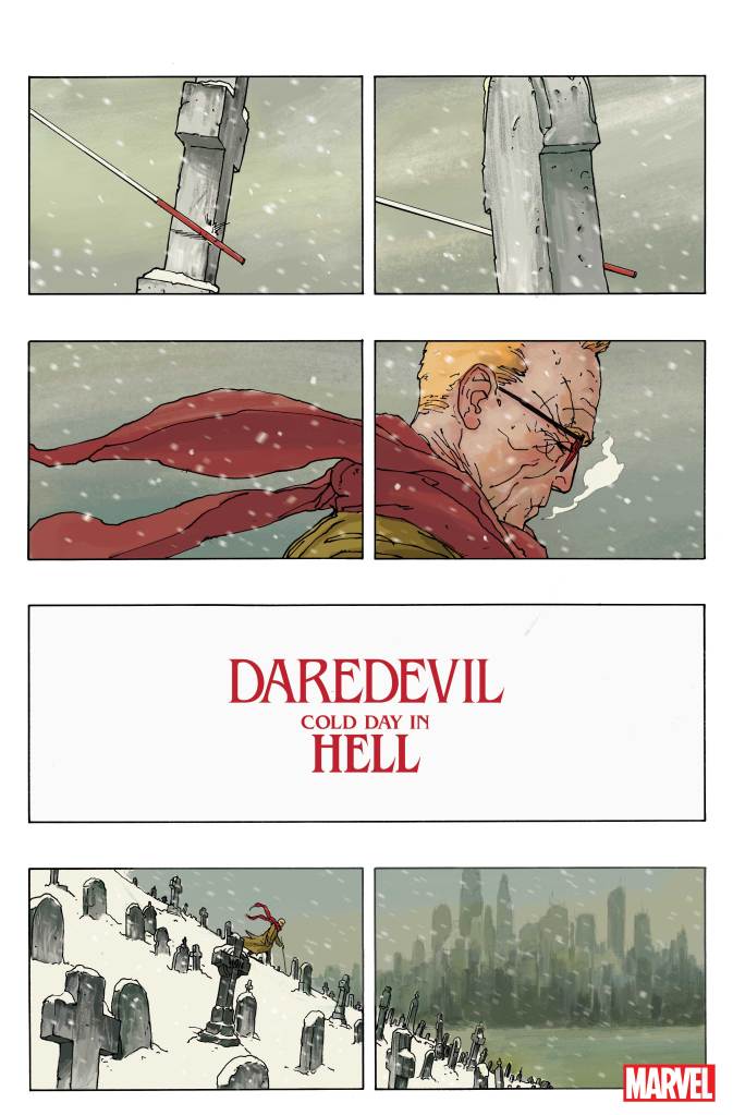 Daredevil: Cold Day in Hell art from Marvel Comics