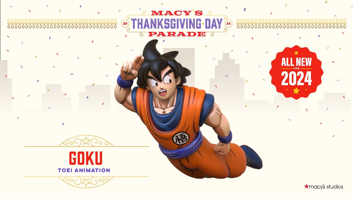 Dragon Ball Returns with Goku at Macy's Thanksgiving Day Parade with ...