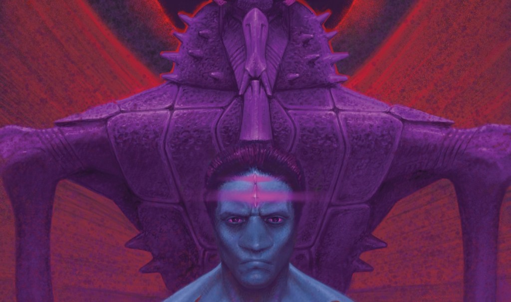 Wayne Barlowe's cover art for Power Lords #1