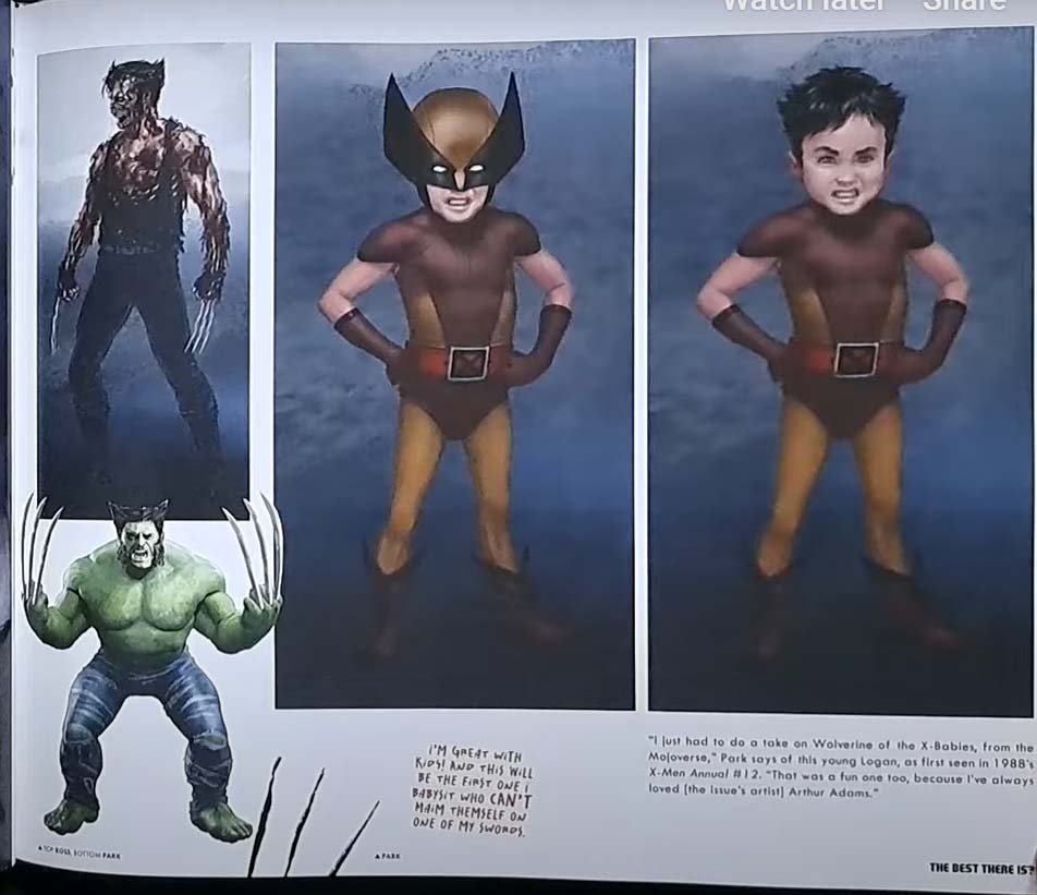 Deadpool 3 Concept Art Shows More Wolverine Variants Including a Hulkverine