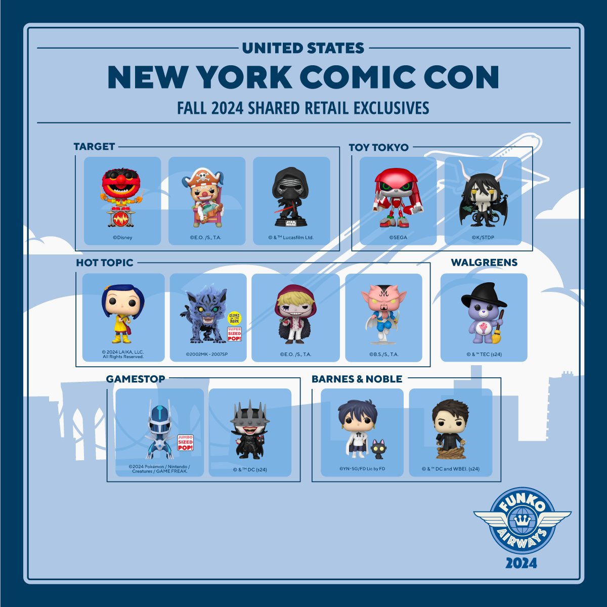 Here’s How To Get NYCC 2024 Funko Pop Exclusives