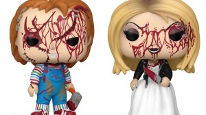 Chucky and Tiffany Funko Pops Get Bloody