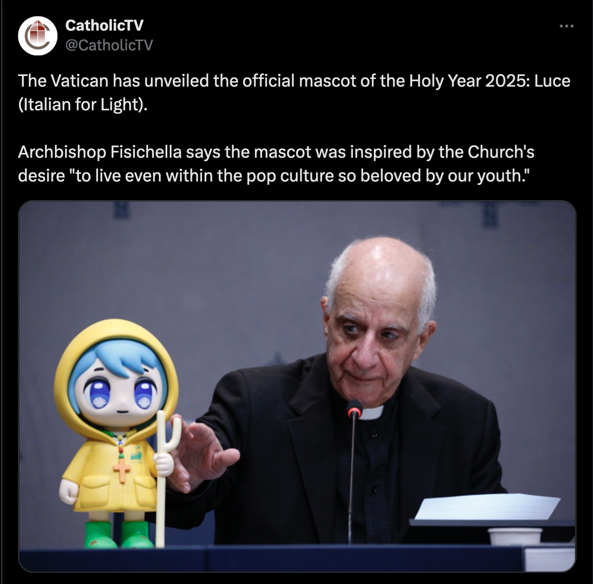 The Vatican Goes Full Anime With New Catholic Mascot: Watch Now