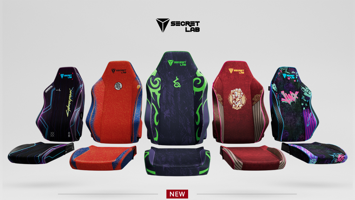 Secretlab Announces An Affordable SKINS Lite Chair Cover Line