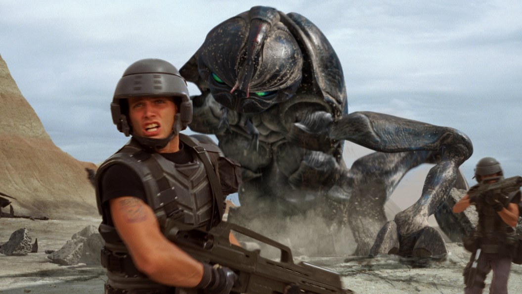 Casper Van Dien as Rico in Starship Troopers