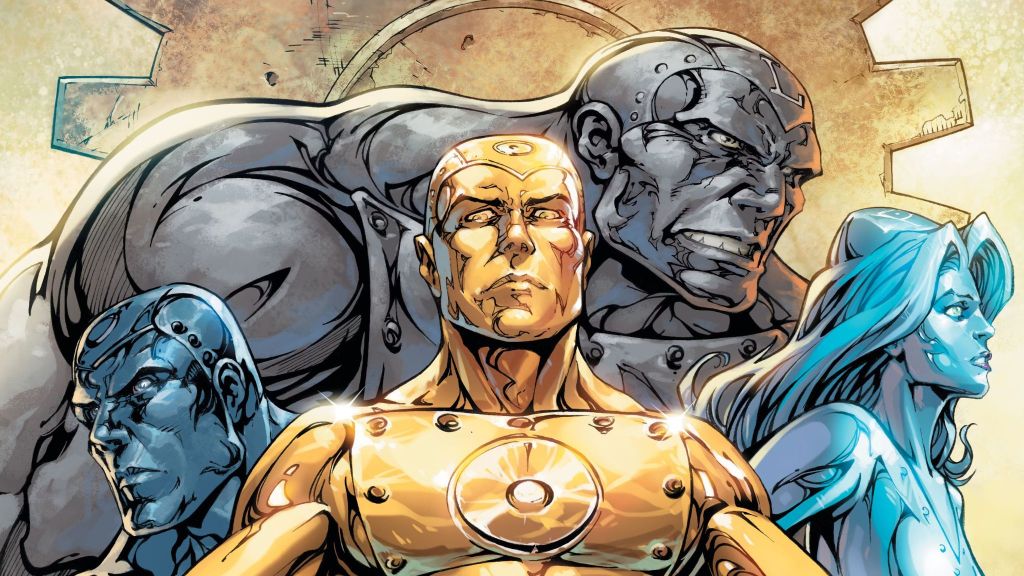 The Metal Men as seen in DC Comics