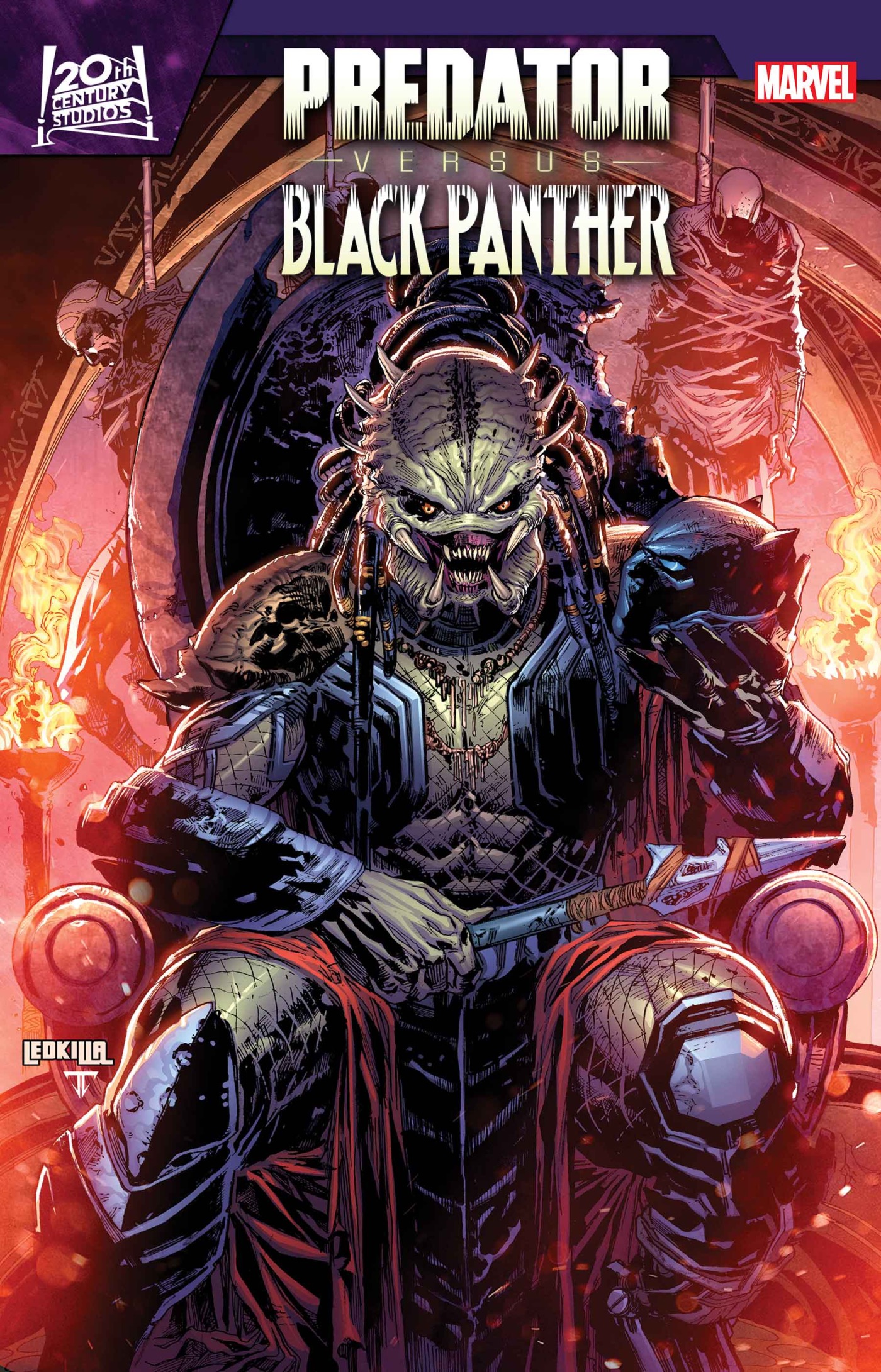 Marvel’s Bloody Black Panther vs. Predator Fight Finishes With Surprising Results