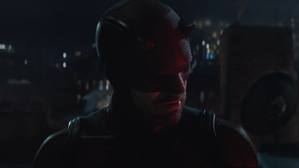 A headshot of Charlie Cox as Daredevil in Daredevil: Born Again