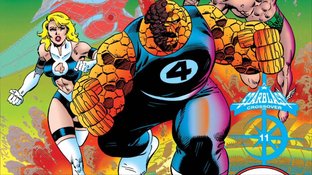 The Thing with Invisible Woman and Namor