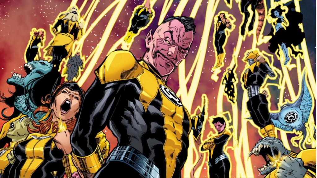 The assembled Sinestro Corps