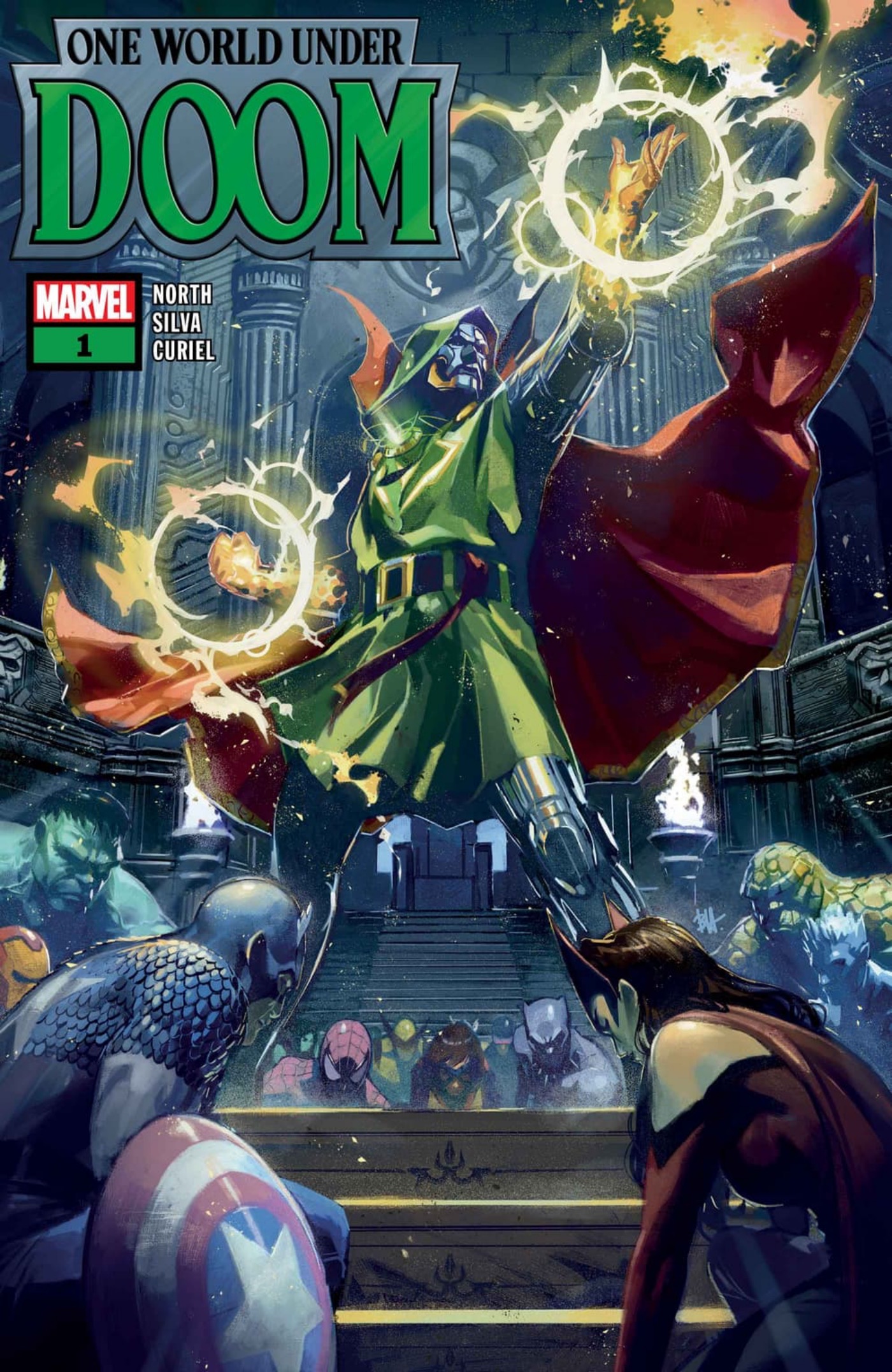 Doctor Doom Courts Storm and Crushes the Fantastic Four in the Lead-up to One World Under Doom