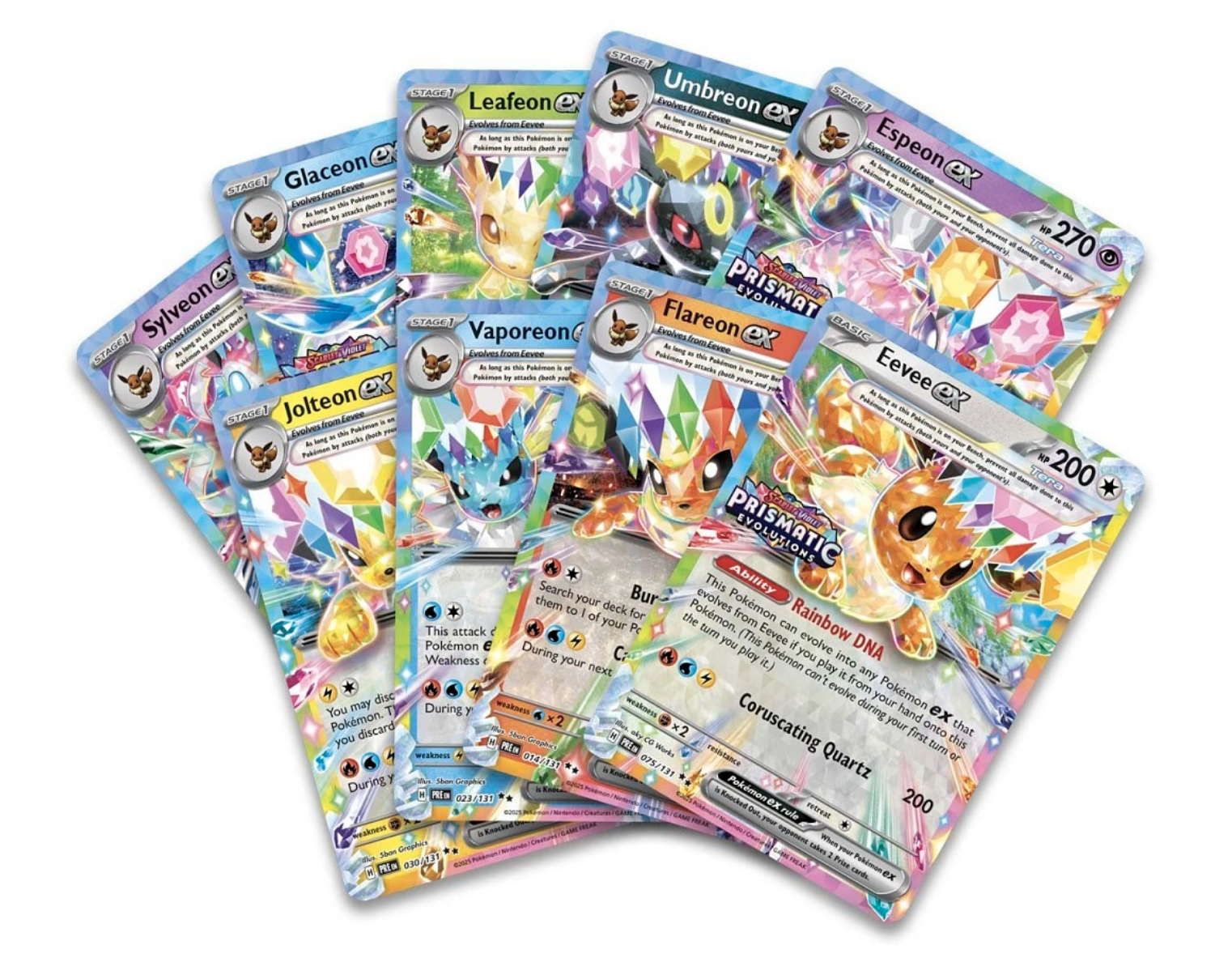 Pokemon TCG Prismastic Evolutions Reveals Surprise Eevee Cards