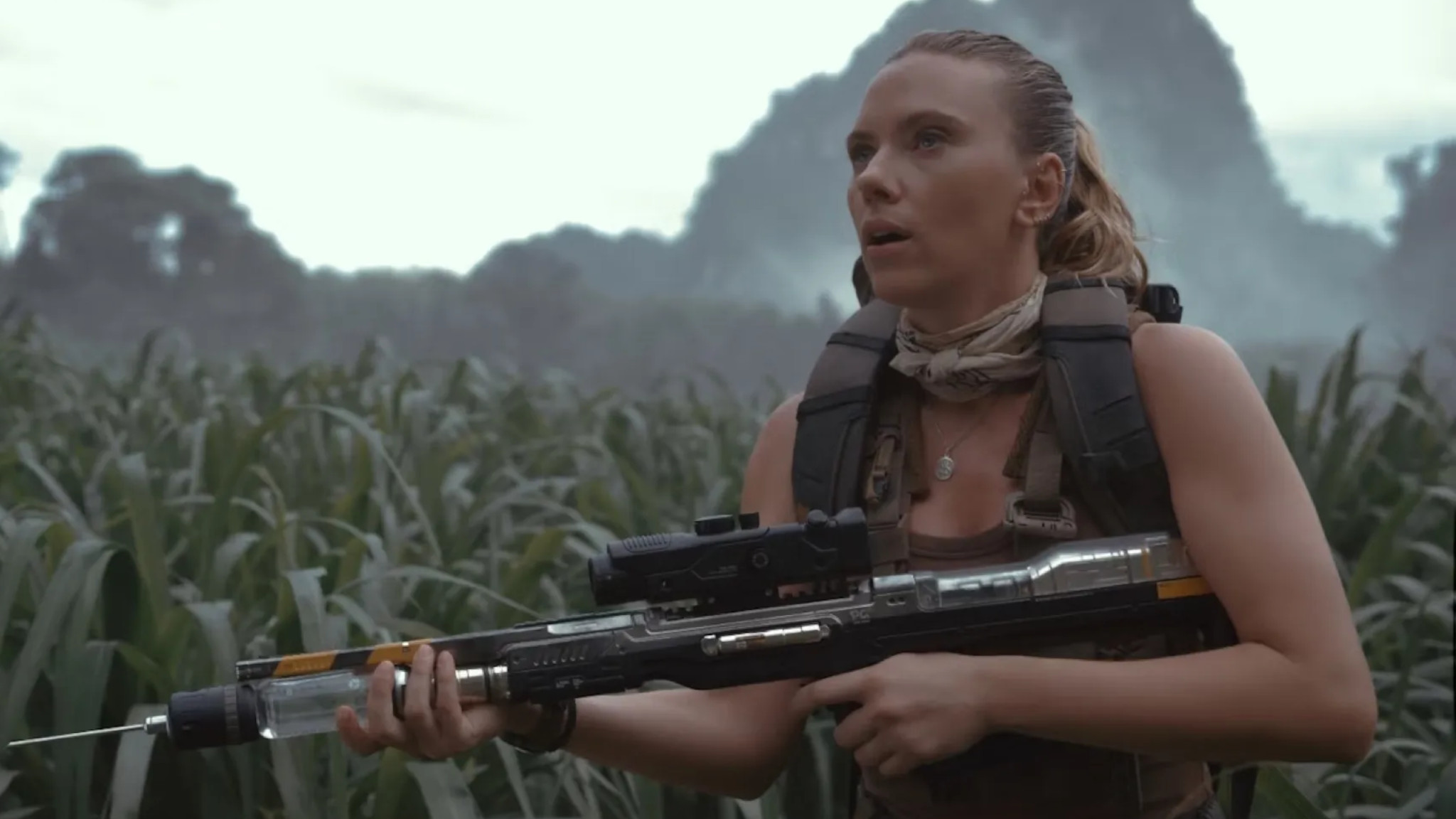 Scarlett Johansson Is on the Hunt for Dinos in New Jurassic World Rebirth Photo