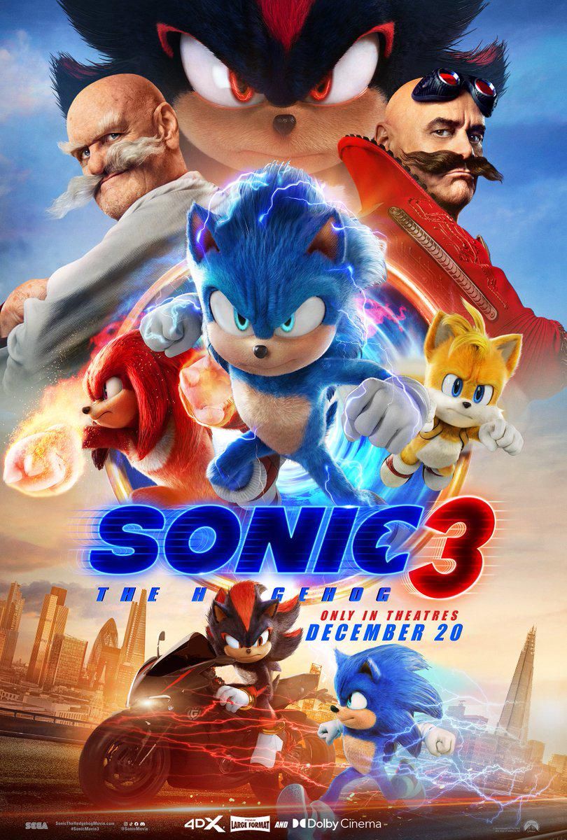 Sonic the Hedgehog 3 Poster Shares New Looks at Shadow and Gerald Robotnik